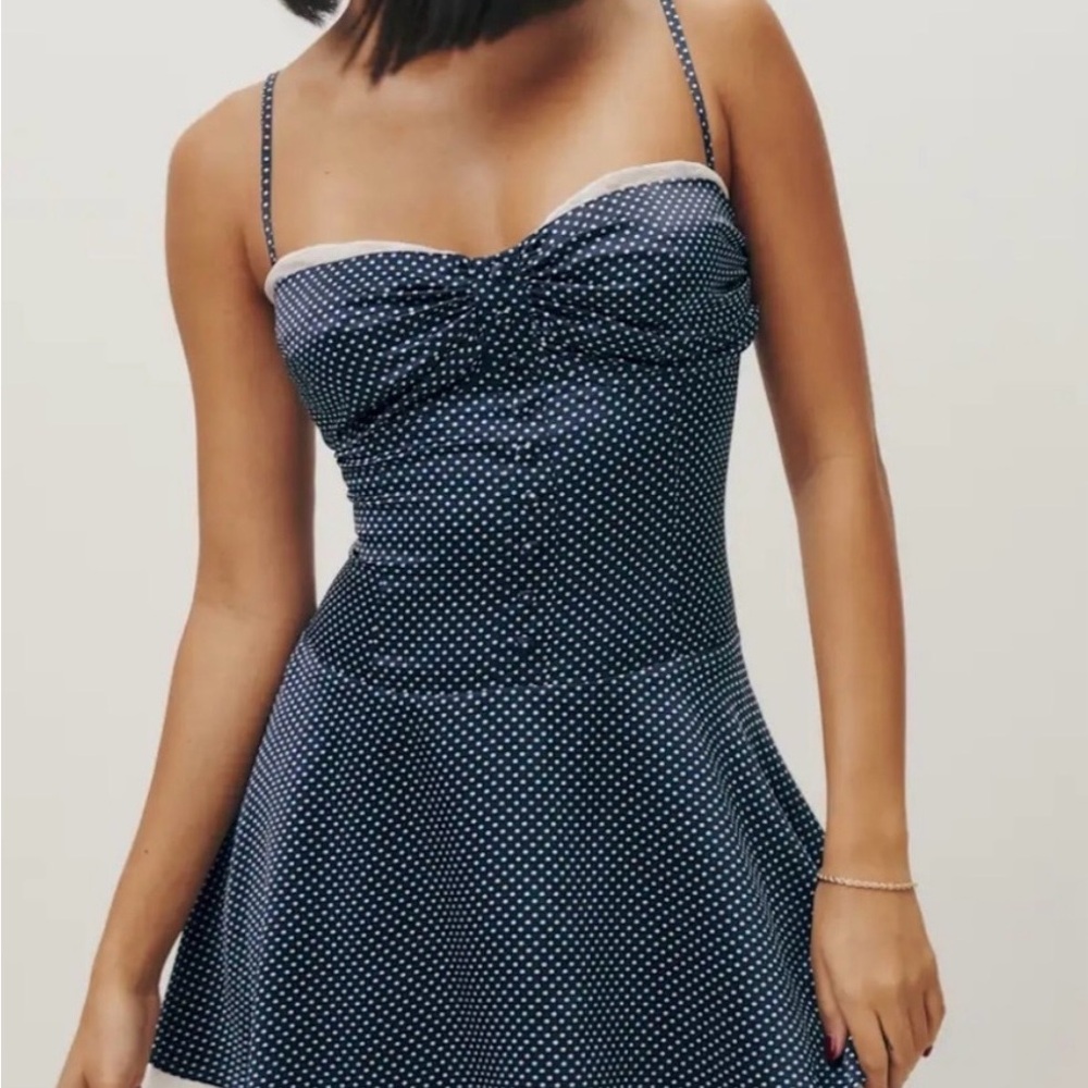 Reformation Silk Ursula Mini Dress